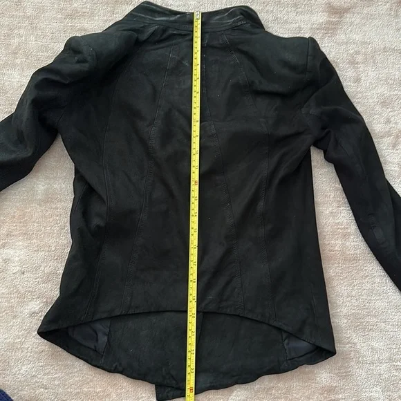 Helmut Lang Anaconda Black Distressed 100% Lambskin Jacket Blazer NWT Vintage